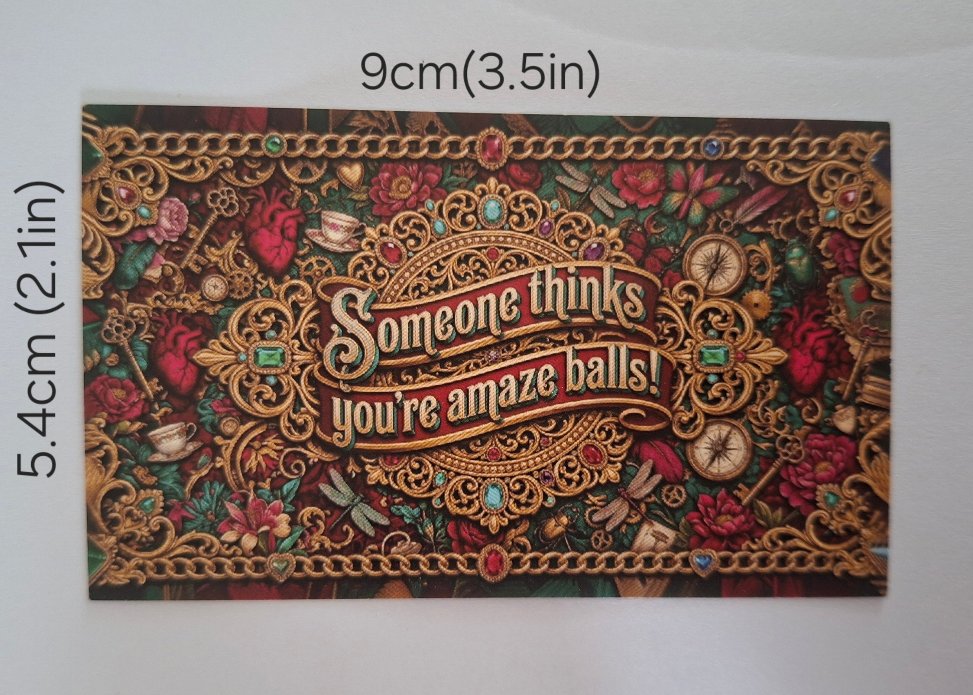 A (very) small gift card
