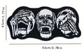 Hear no, see no, say no evil Skulls