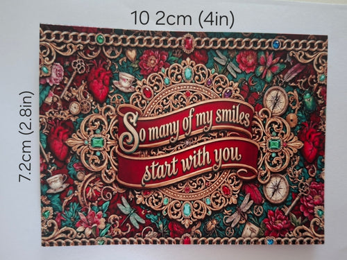 A (very) small gift card