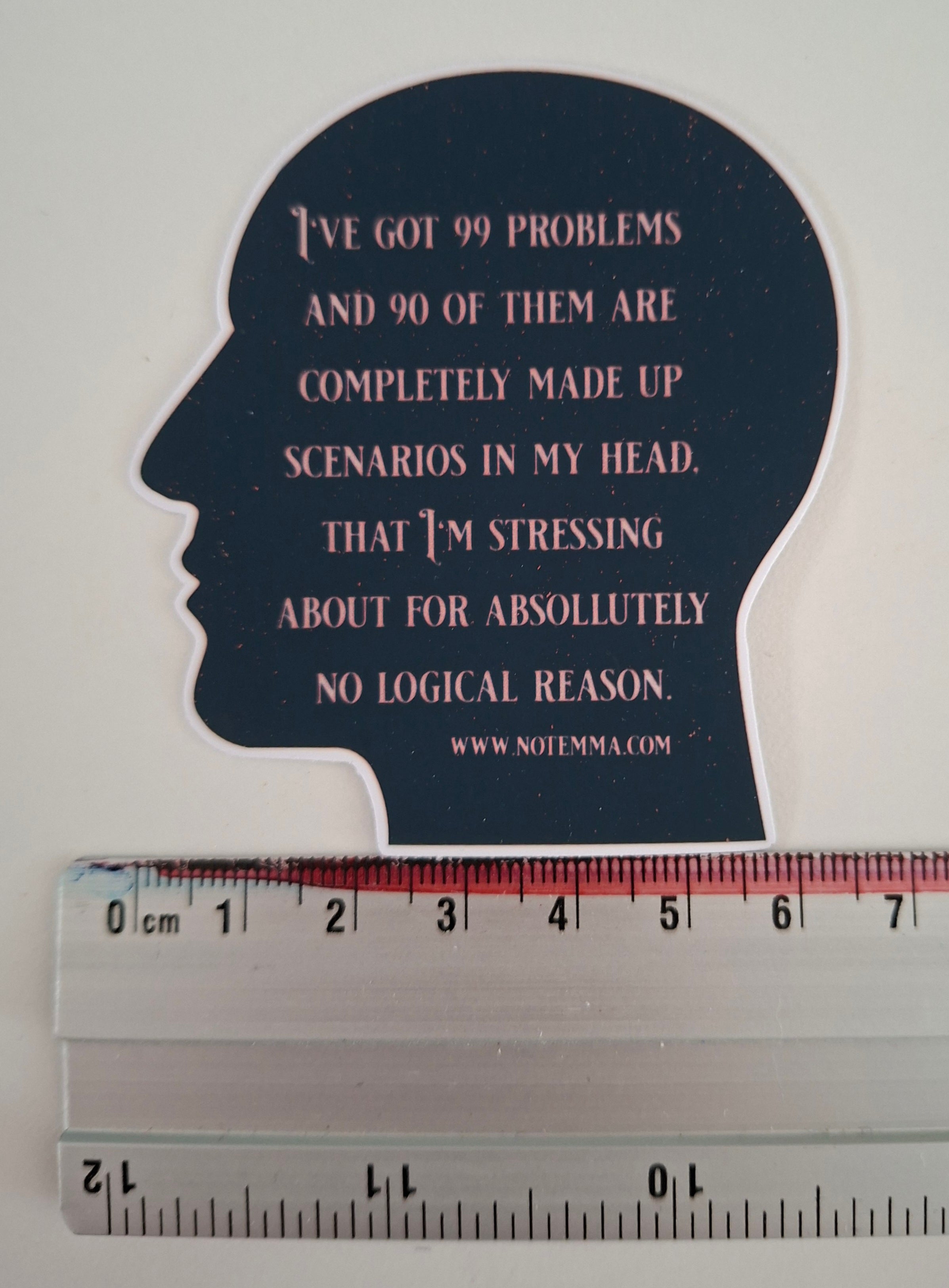 The "Male Anxiety Icon" Sticker