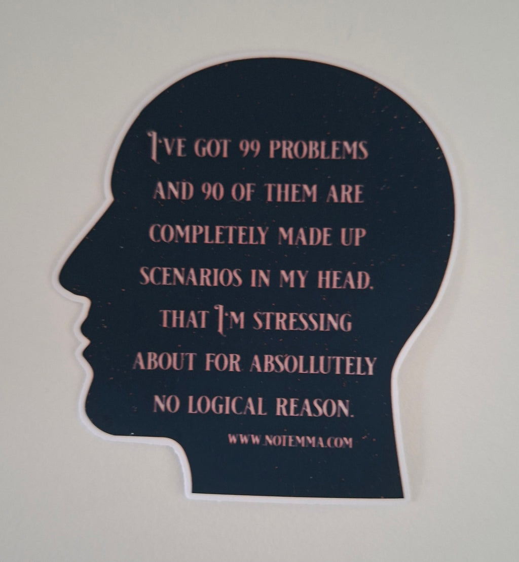 The "Male Anxiety Icon" Sticker