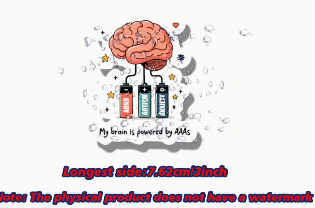 AAAs = anixety, ADHD and autism - sticker