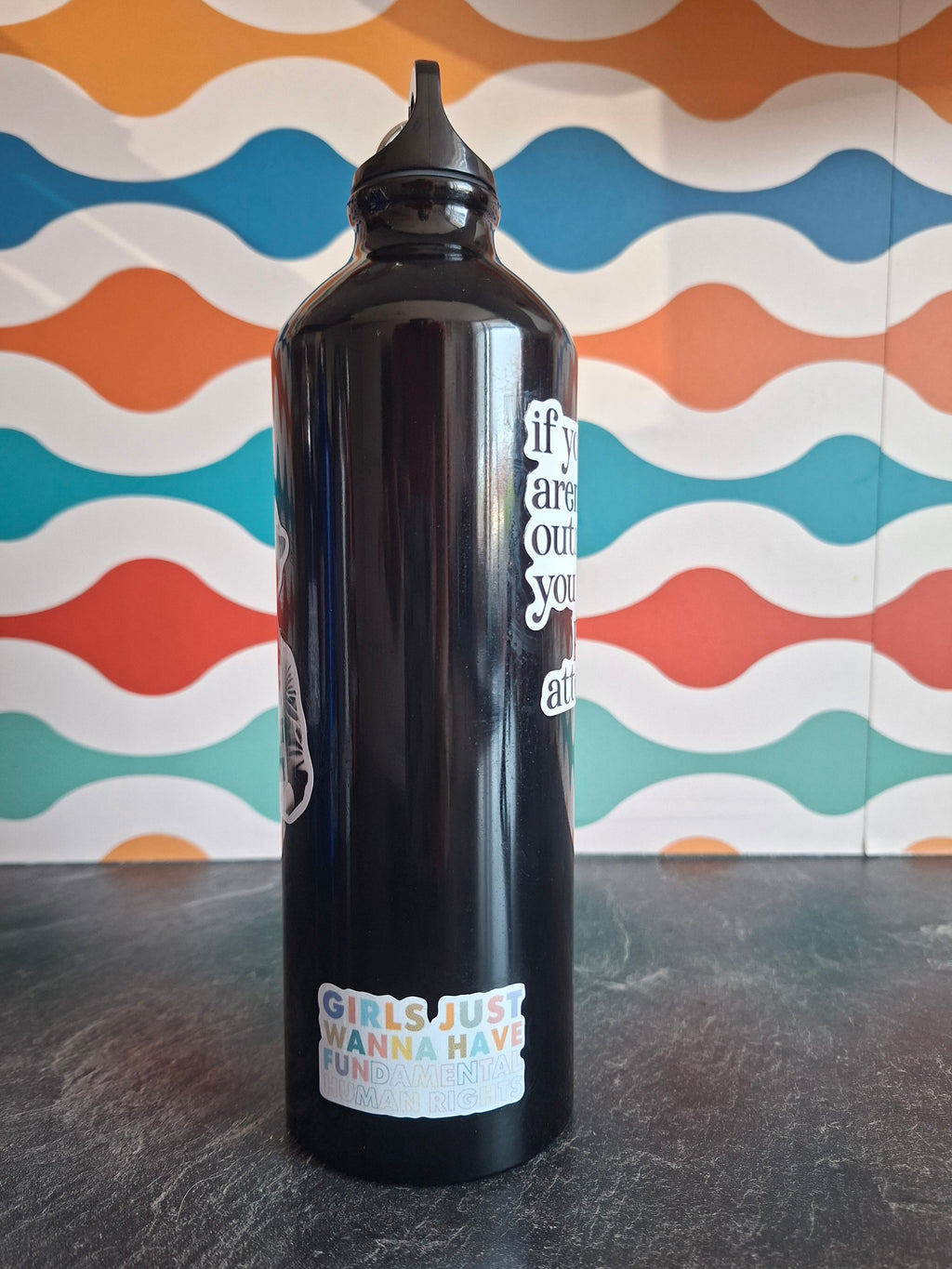 The "Same Shit, Different Century" water bottle 800ml