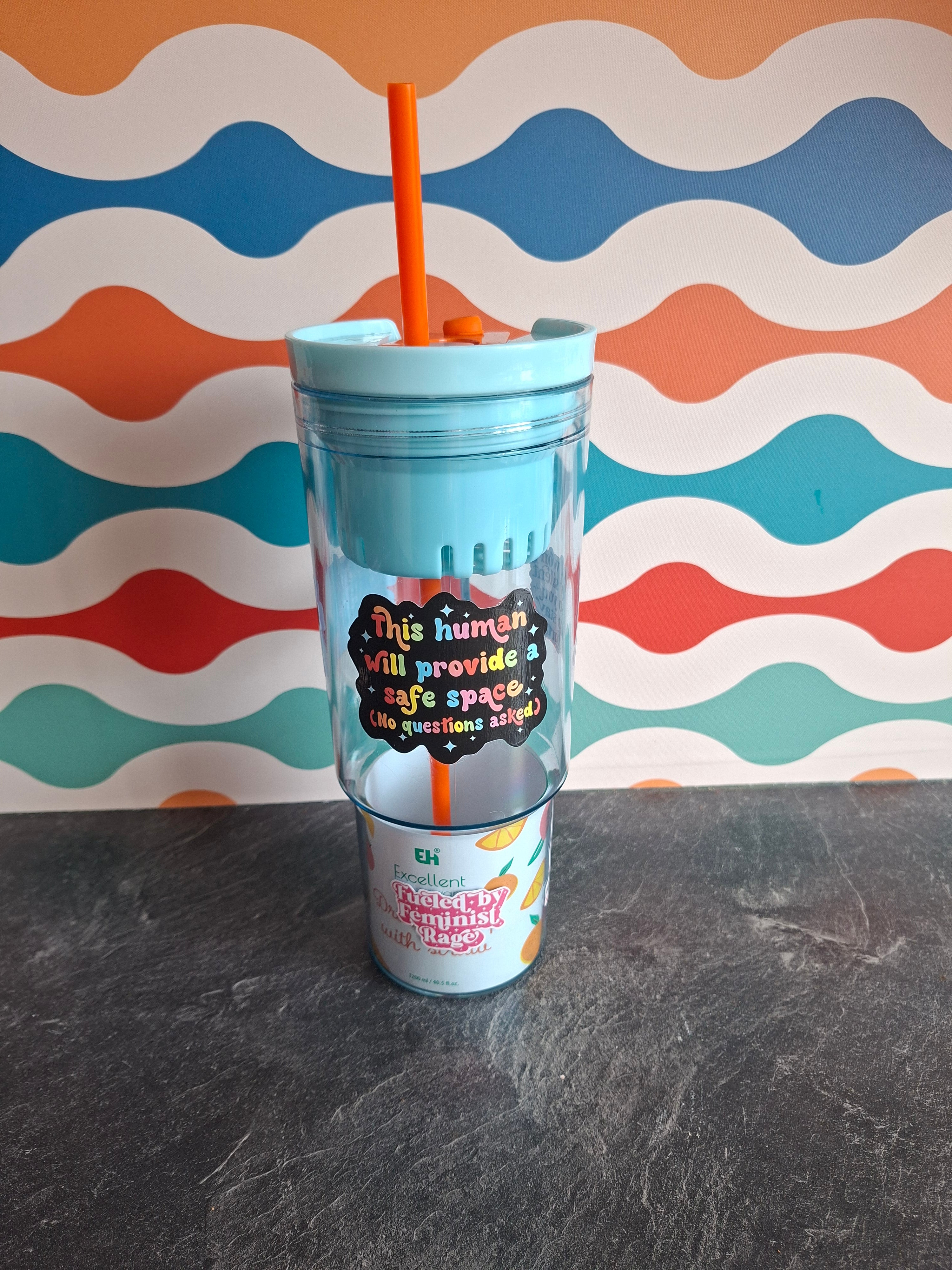 The "Fierce Protector" tumbler water bottle 1.2L