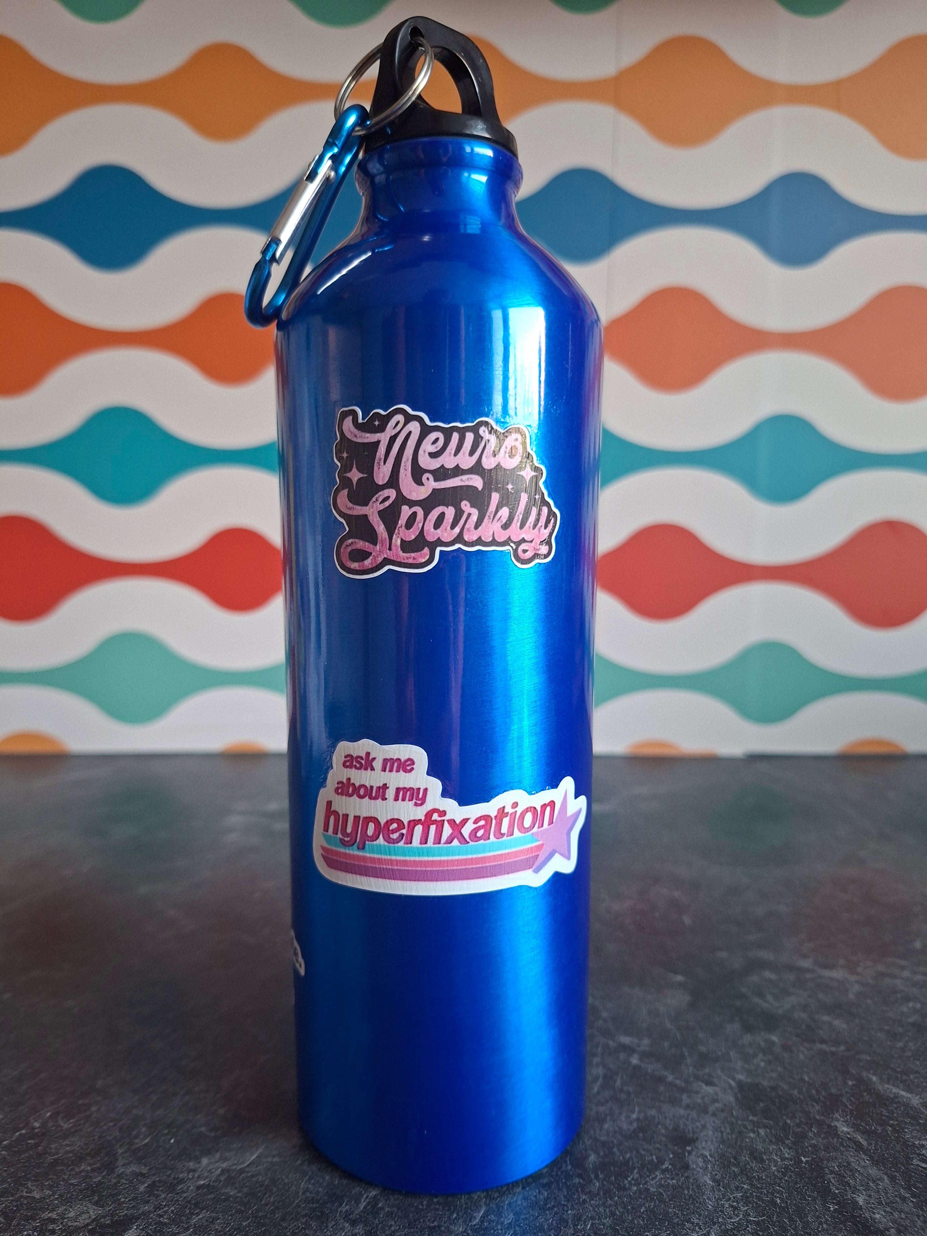 The 'ADHD & Neurodiverse Emotional Support' water bottle 800ml