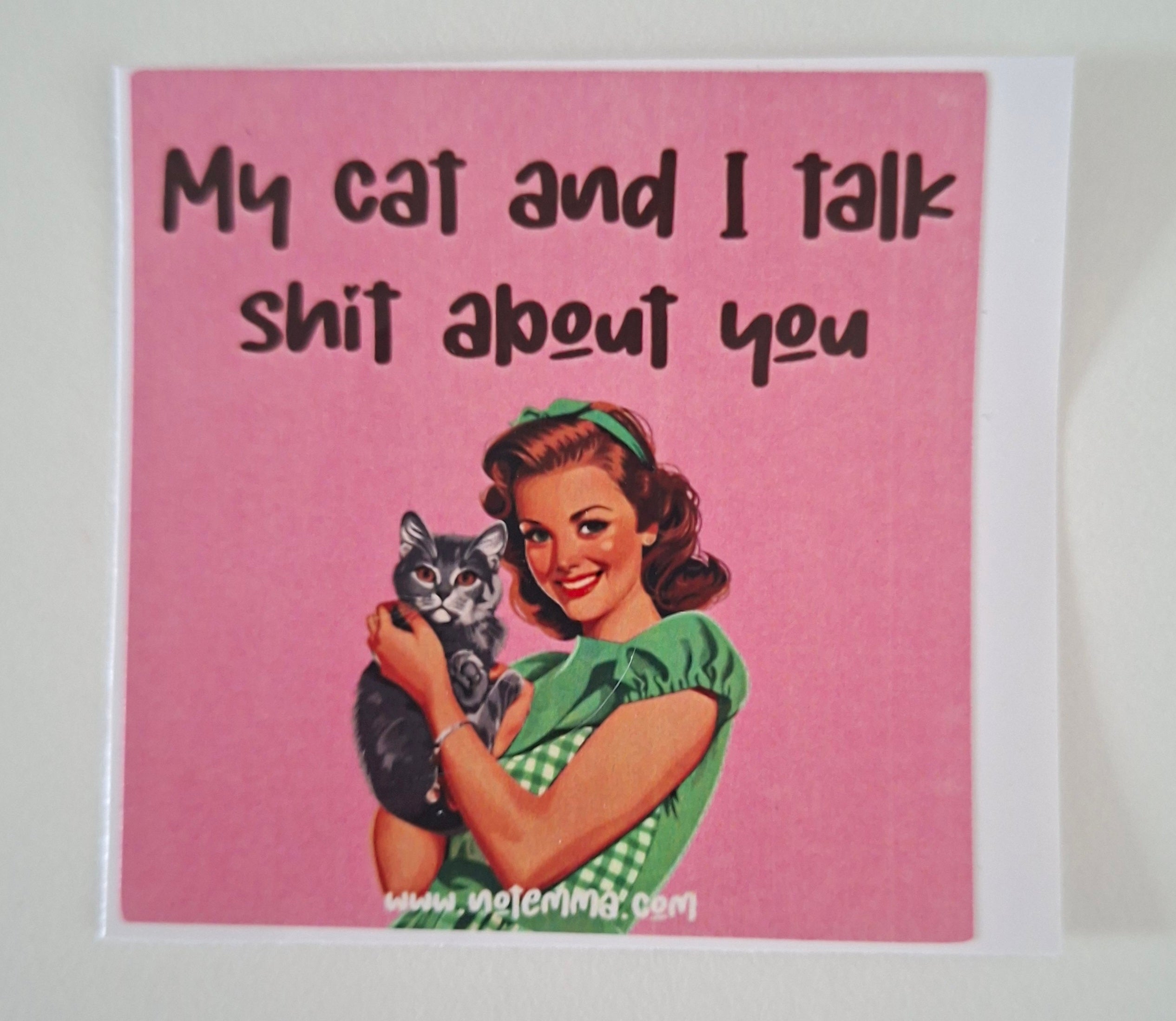 The "Partner In Crime Cat" Sticker