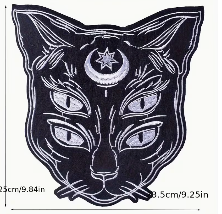 Cosmic Cat Head Patch