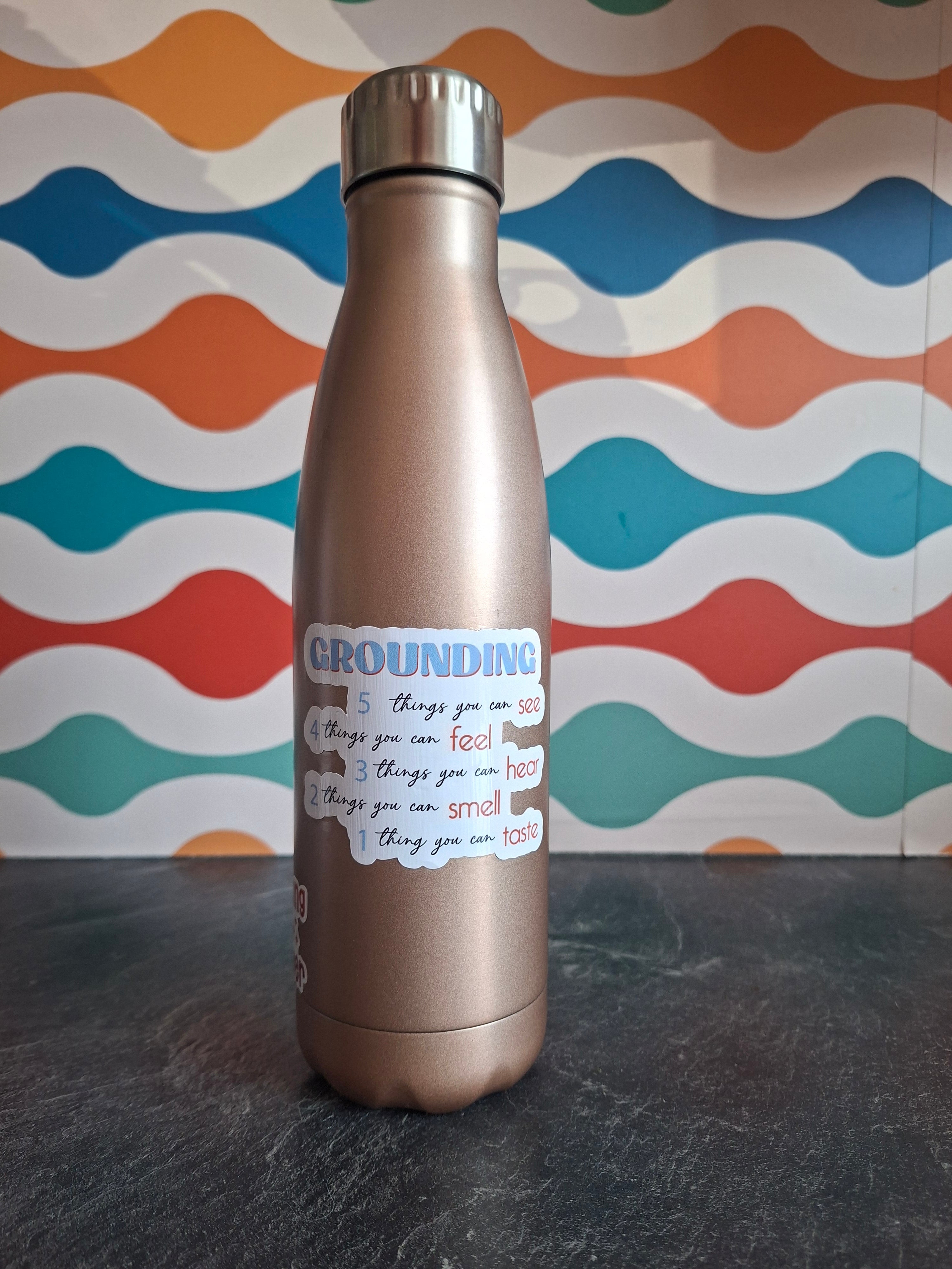 The "Anxiety & Grounding" water bottle 500ml