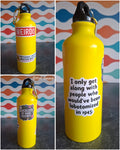 The 'Quirky One' water bottle 540 ml