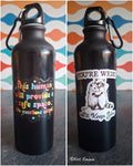The "Cozy & Weird Emotional Support" water bottle 540ml