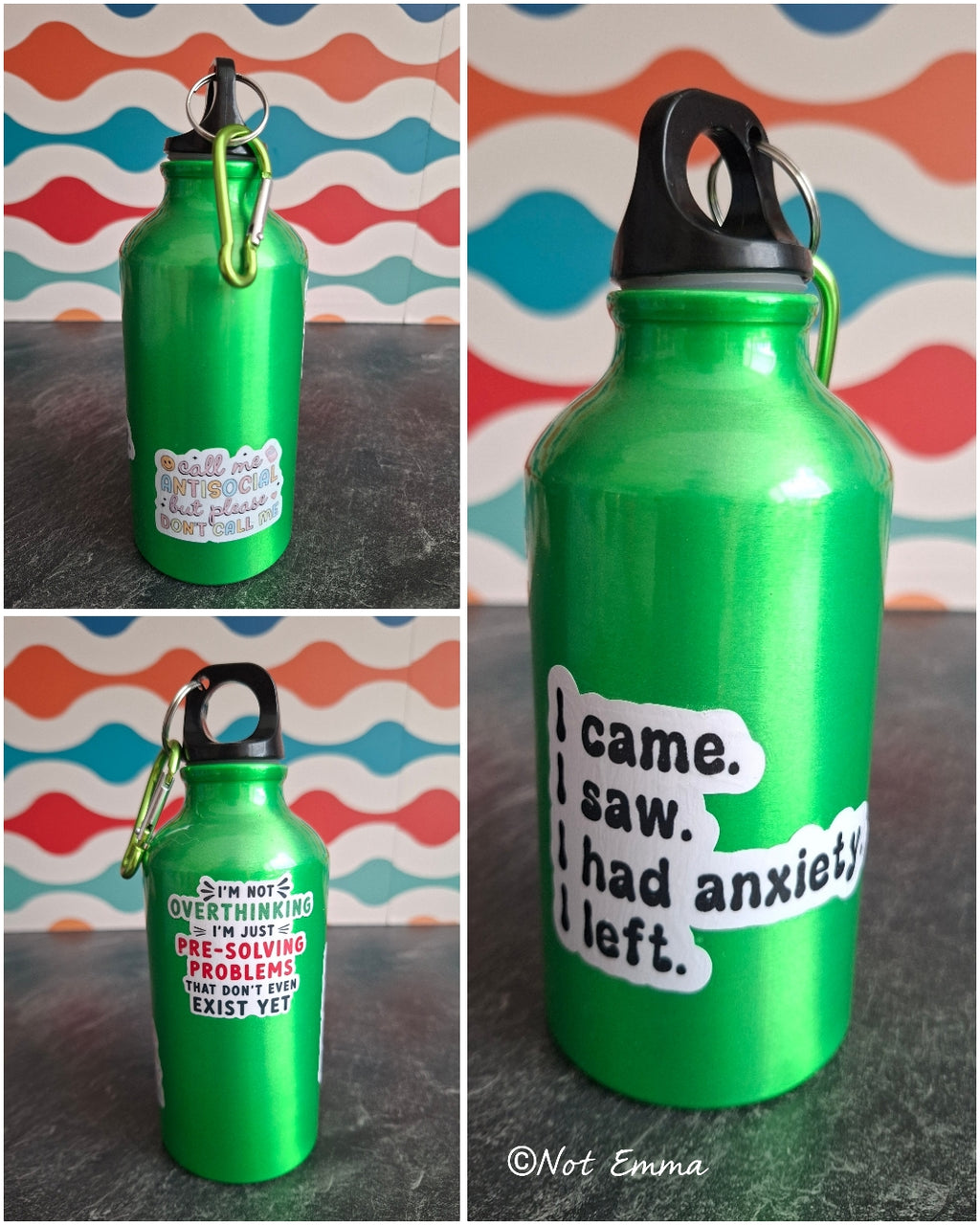 The 'Overthinkers Anonymous Emotional Support Bottle' 400ml