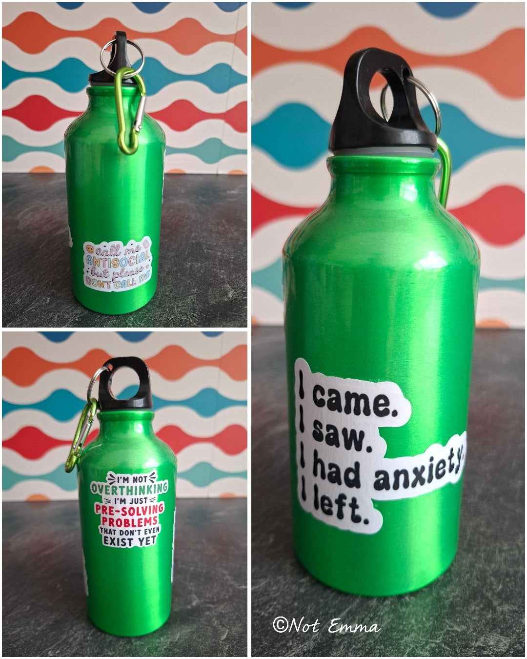 The 'Overthinkers Anonymous Emotional Support Bottle' 400ml