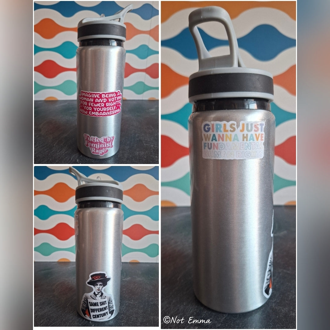 The 'Feminist Rage' water bottle 680 ml