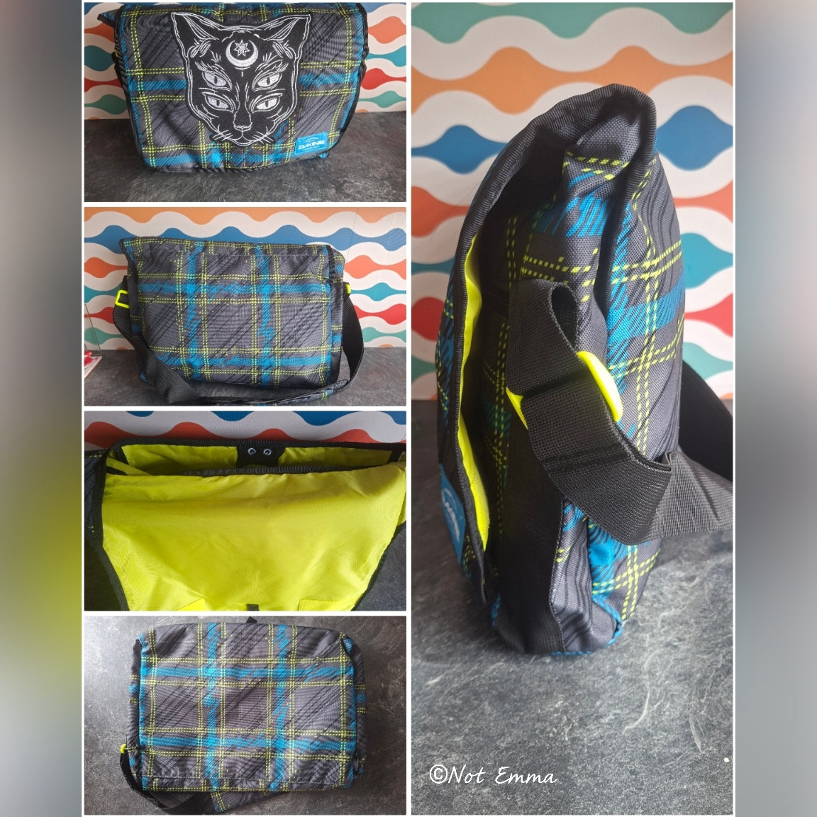 The 'Astral Kitty' messenger bag