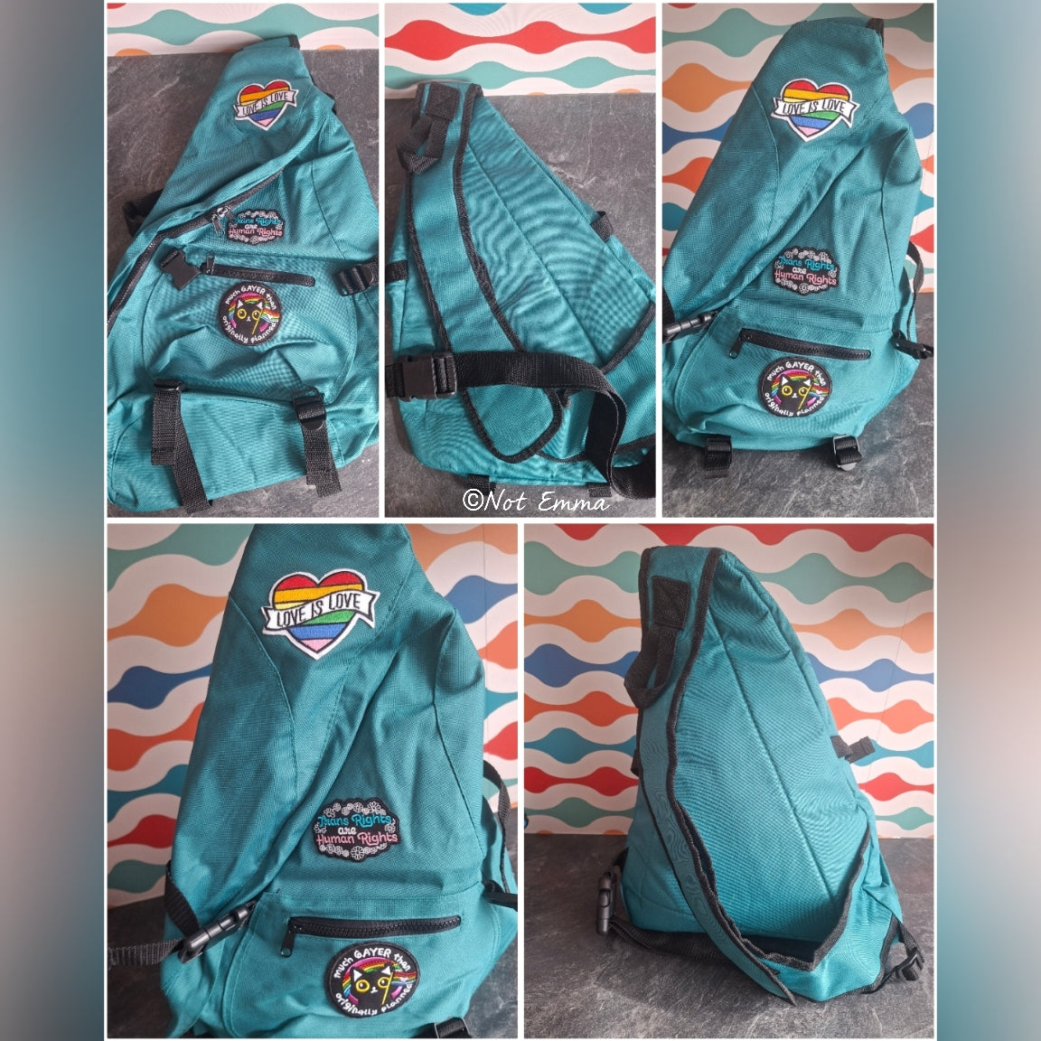The "No Room for Hate" Shoulder Sling Bag
