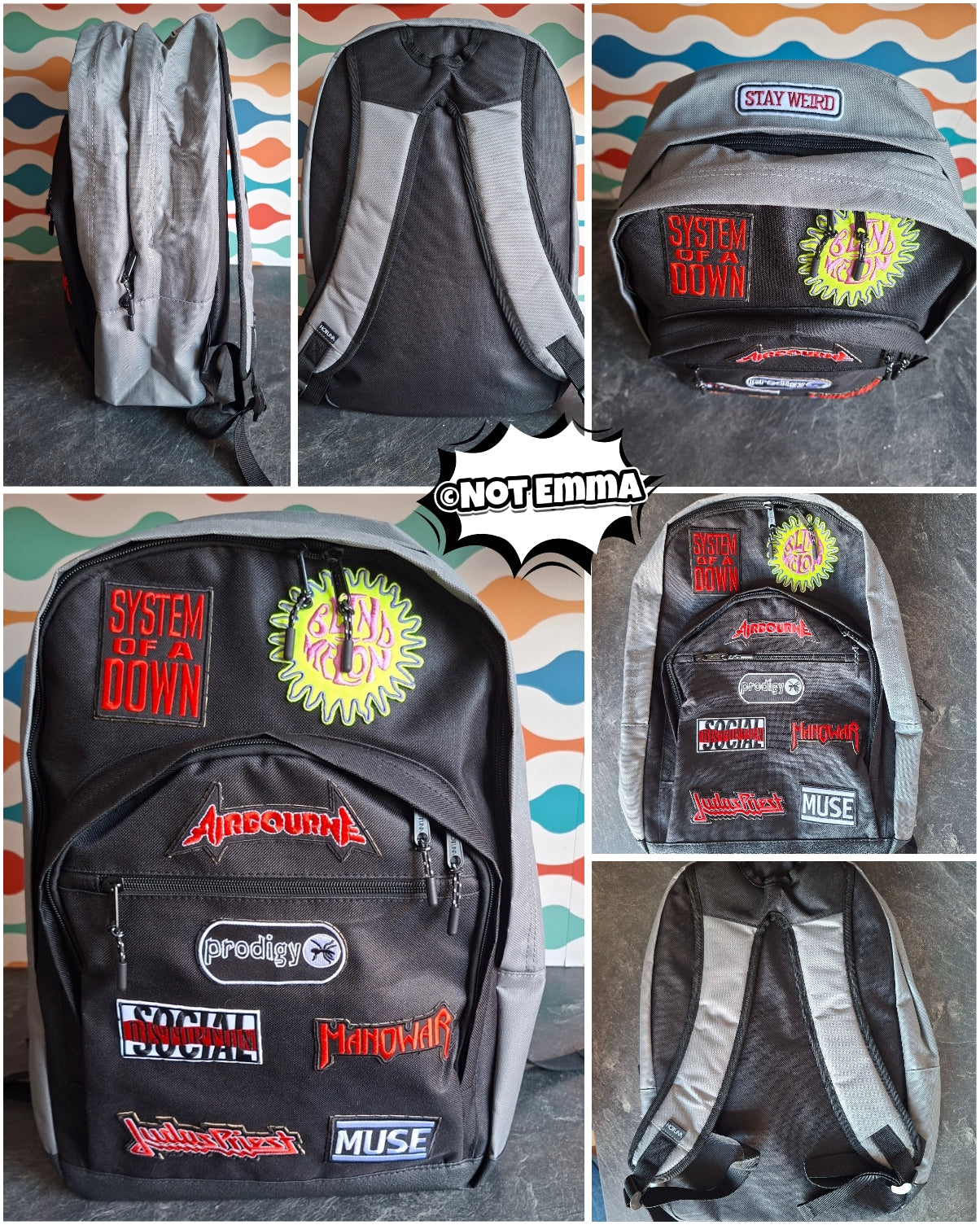 The 'Headbanger’s Mixtape' backpack
