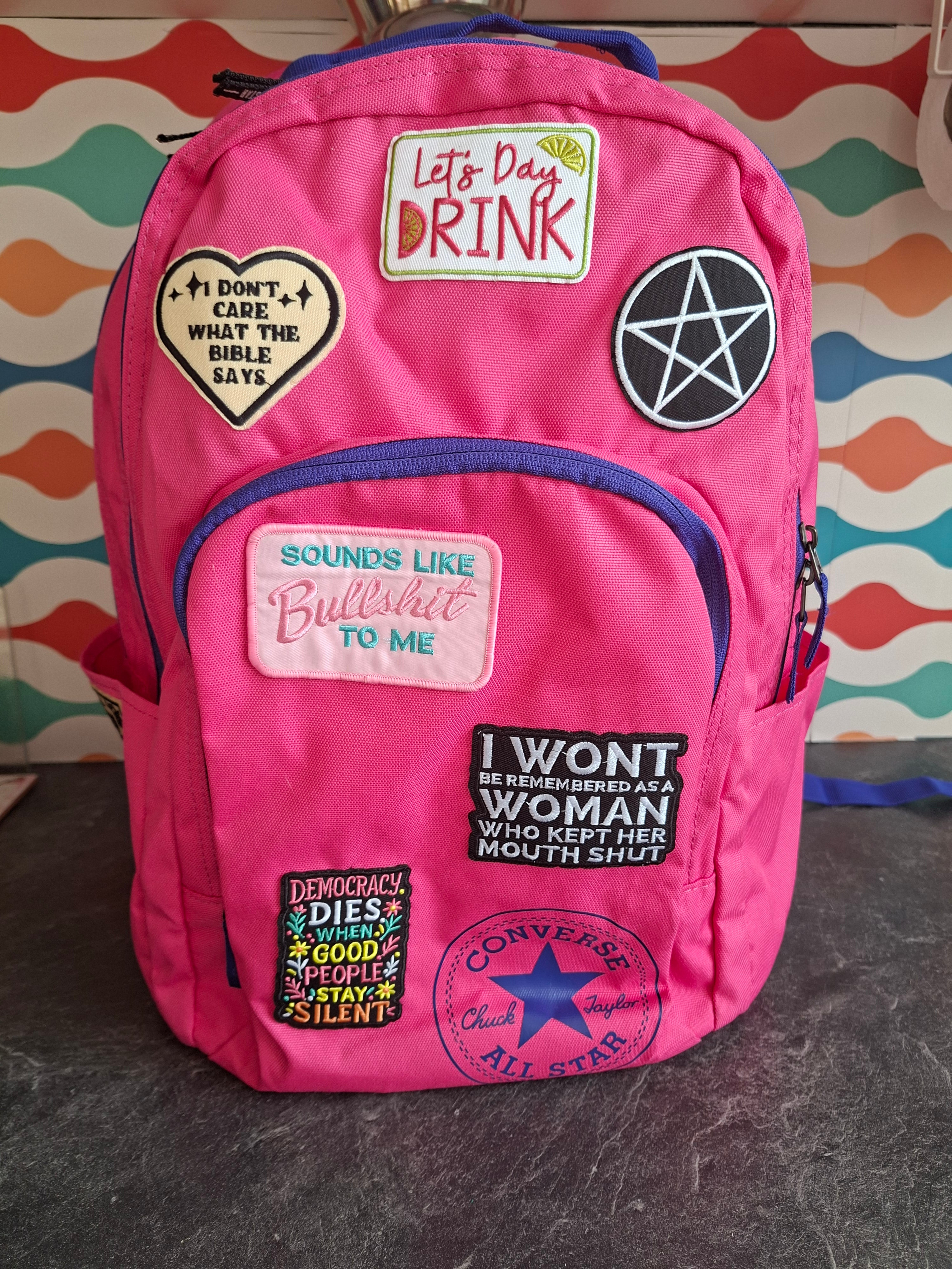 The "Barbie Goes Rogue" backpack