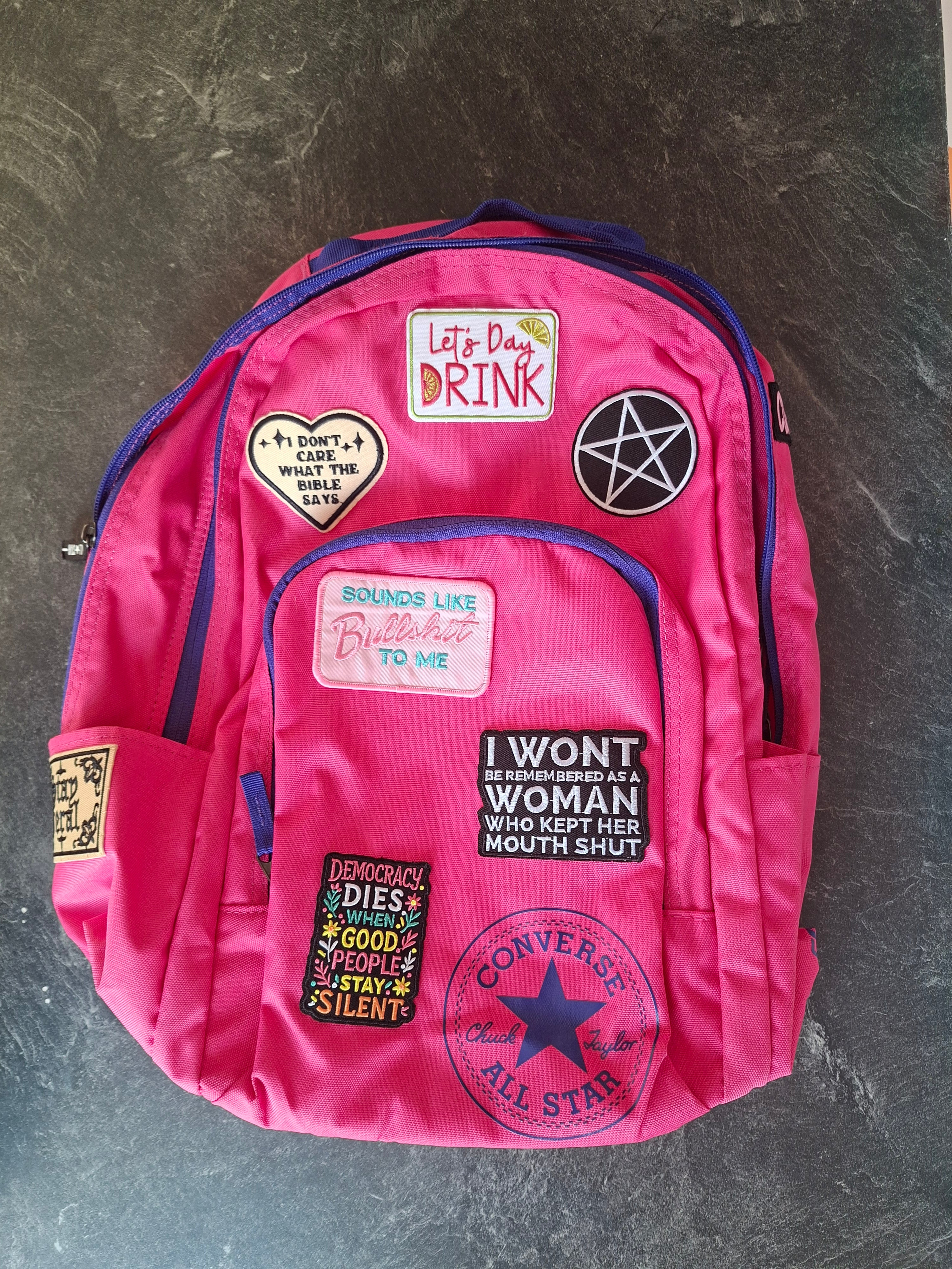 The "Barbie Goes Rogue" backpack
