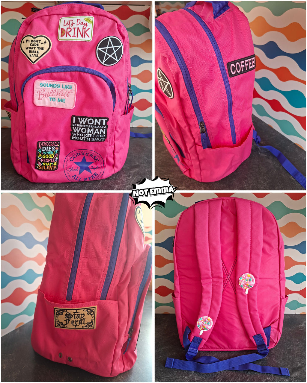 The "Barbie Goes Rogue" backpack
