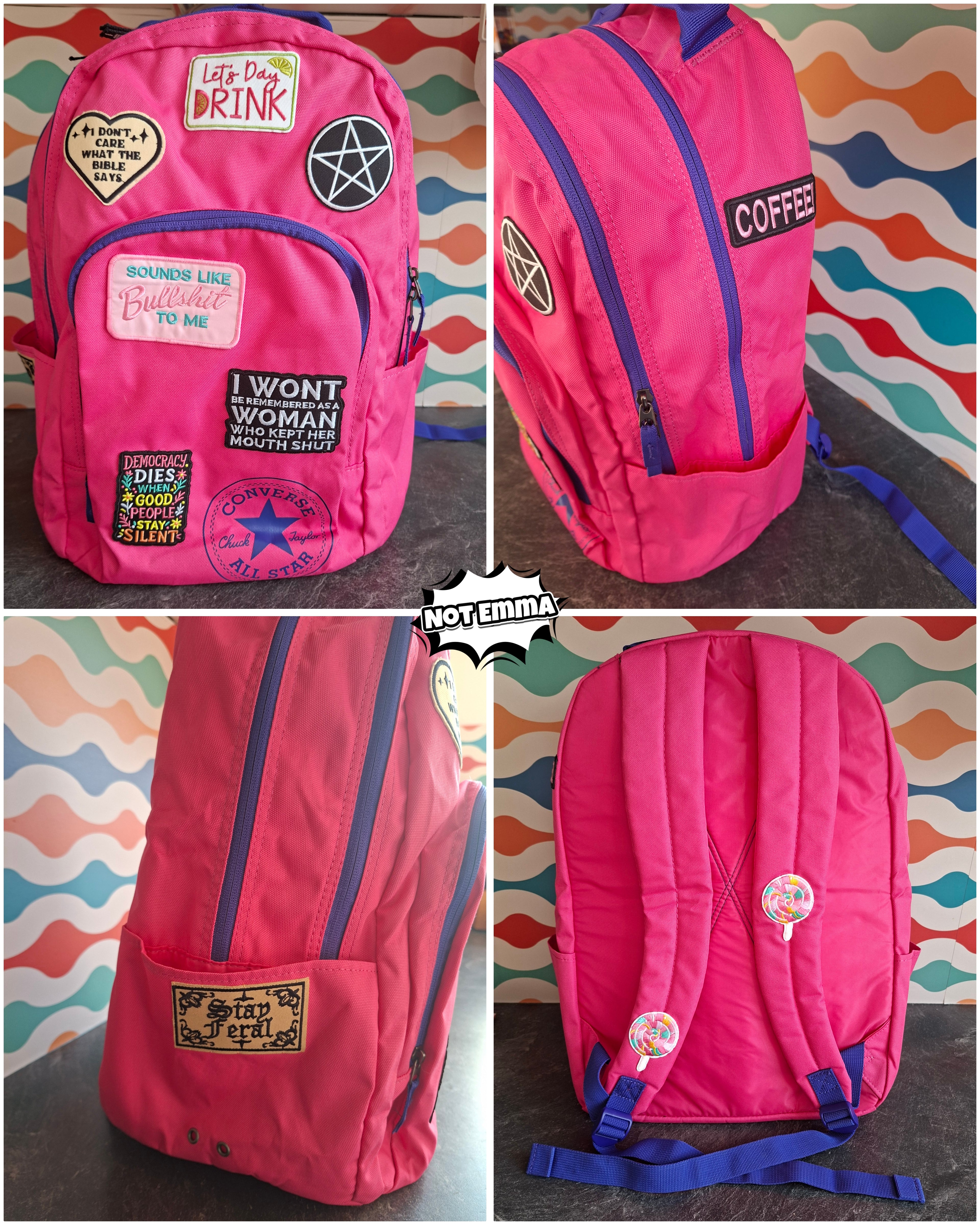 The "Barbie Goes Rogue" backpack