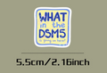 What in the DSM5 - sticker