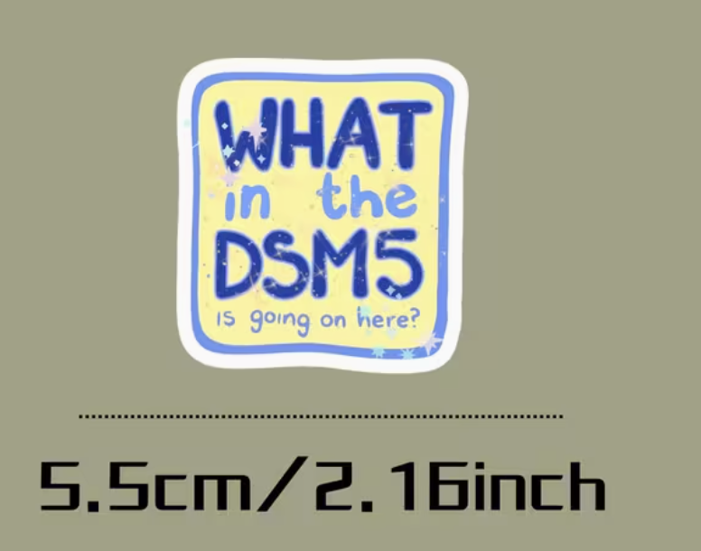 DSM5 - sticker