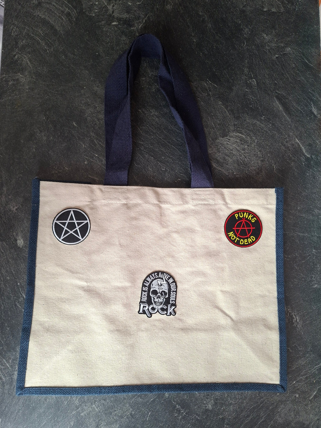 The "Maximum Chaos" Punk Rock Jute Tote