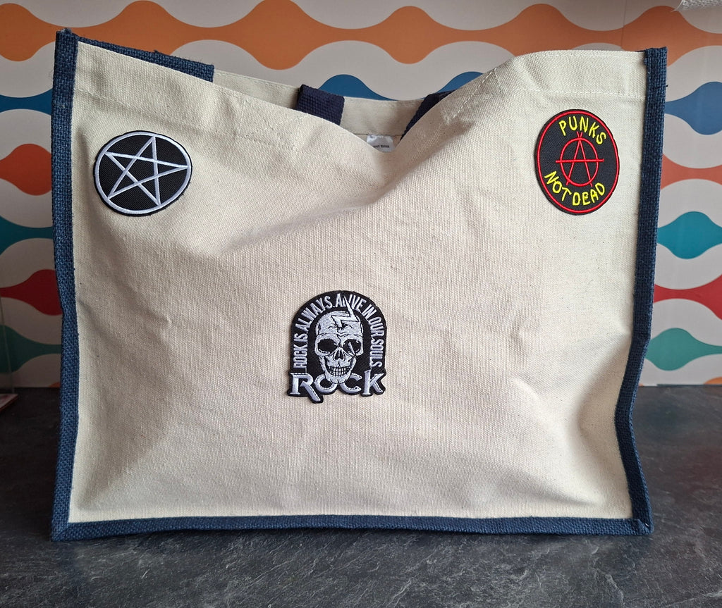 The "Maximum Chaos" Punk Rock Jute Tote