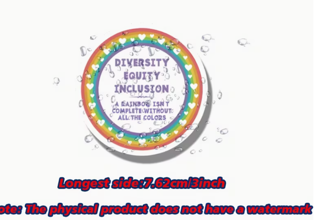 Diversity, equity, inclusion - sticker