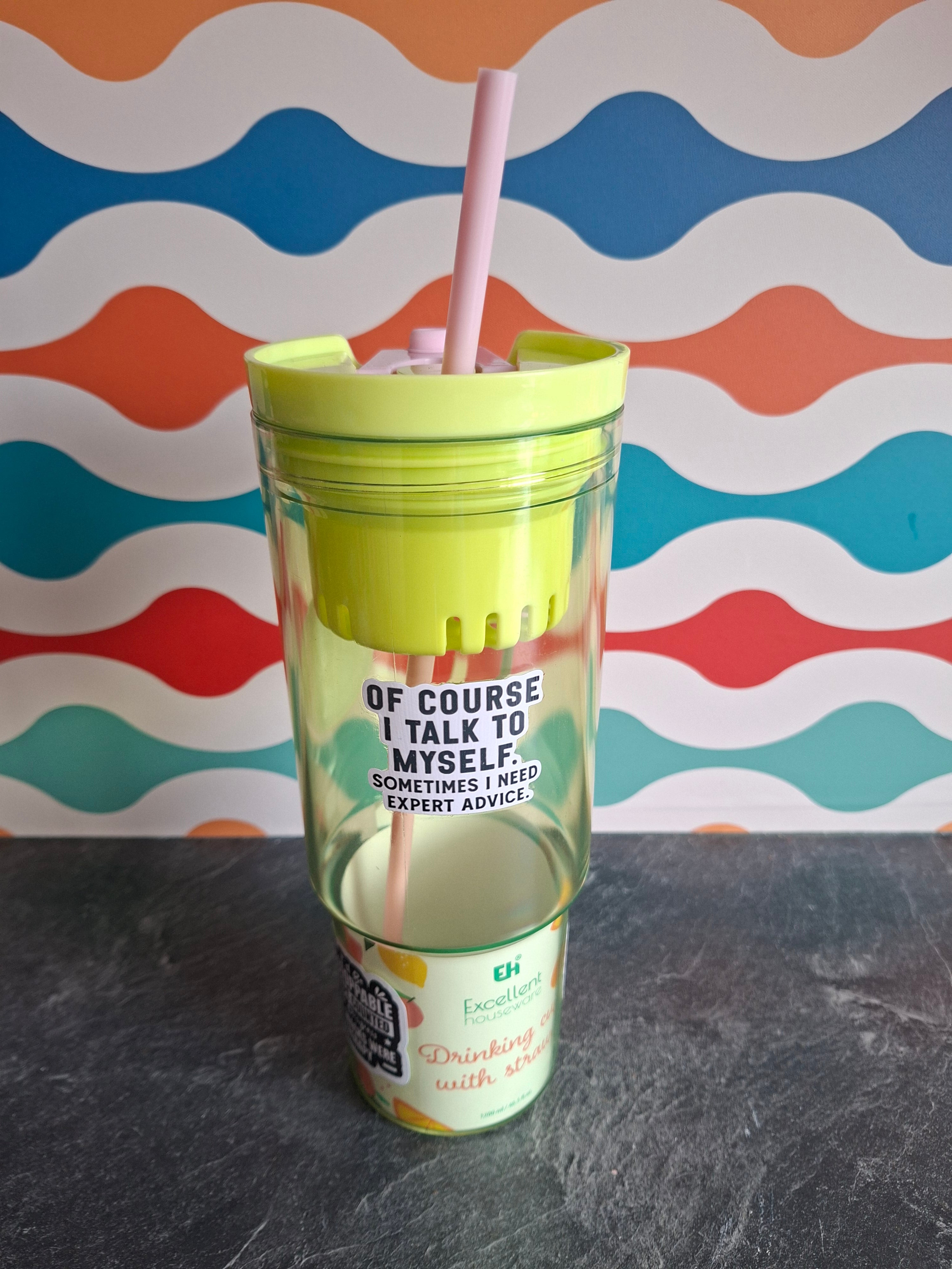 The "Mutating & Daydreaming" tumbler water bottle 1.2L