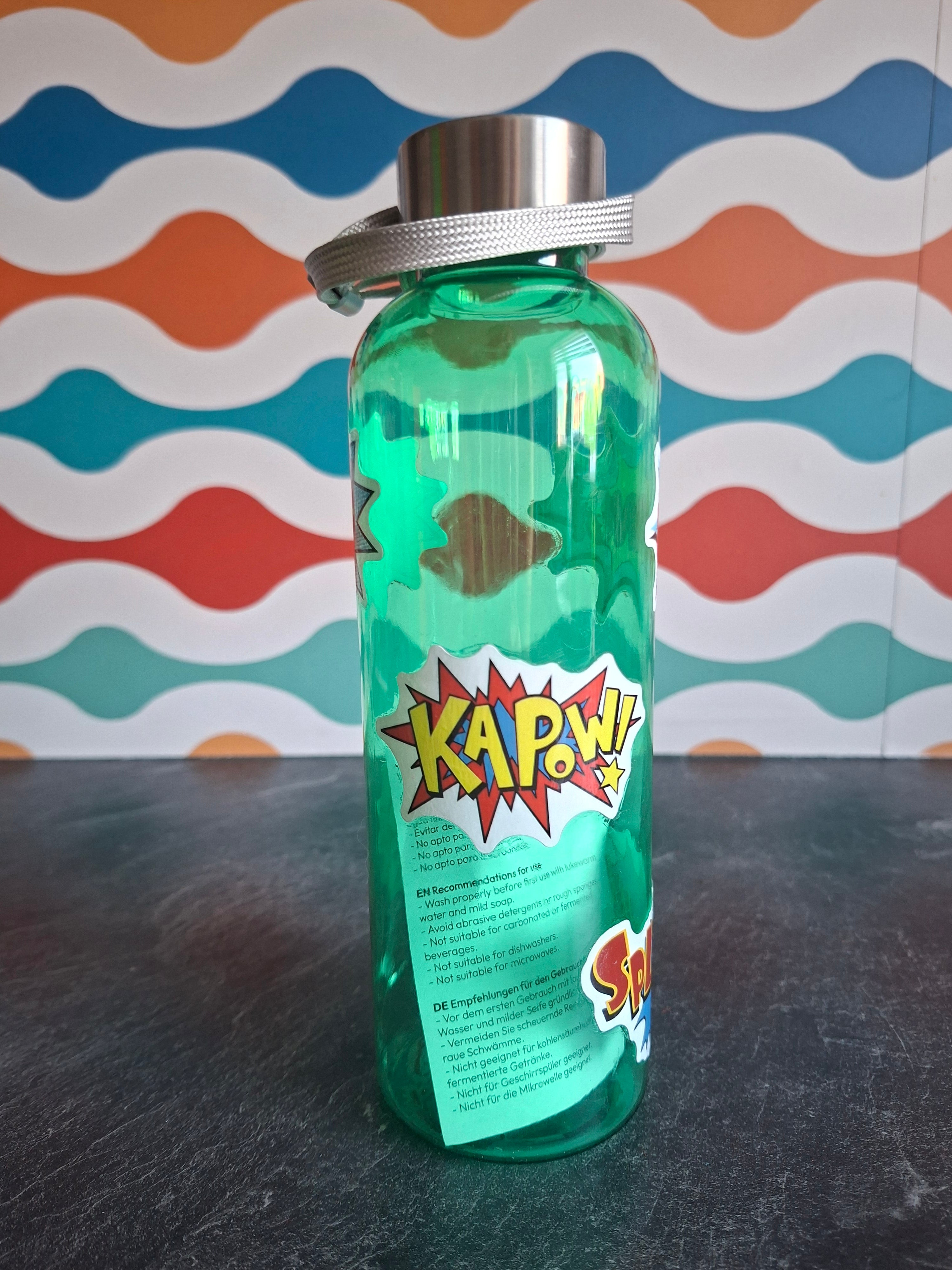 The 'Retro Action Sounds' Water Bottle 600 ml