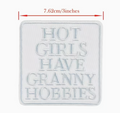 Hot girls have granny hobbies patch