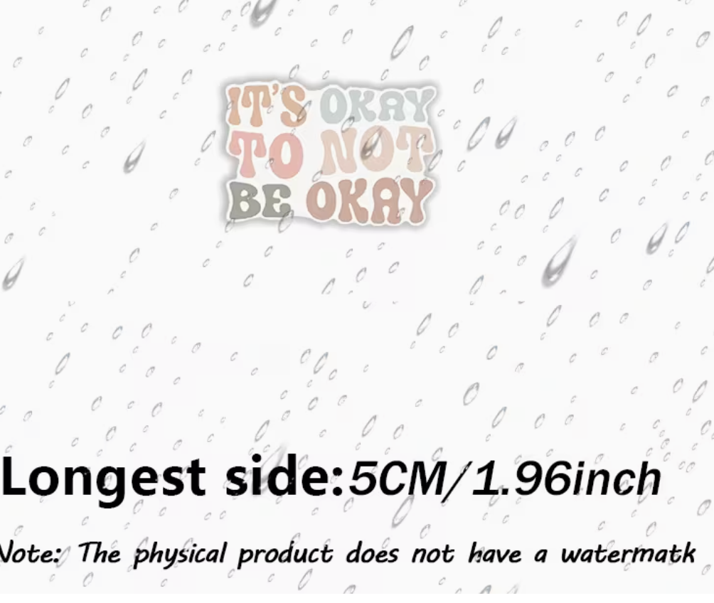 It's okay not to be okay - sticker