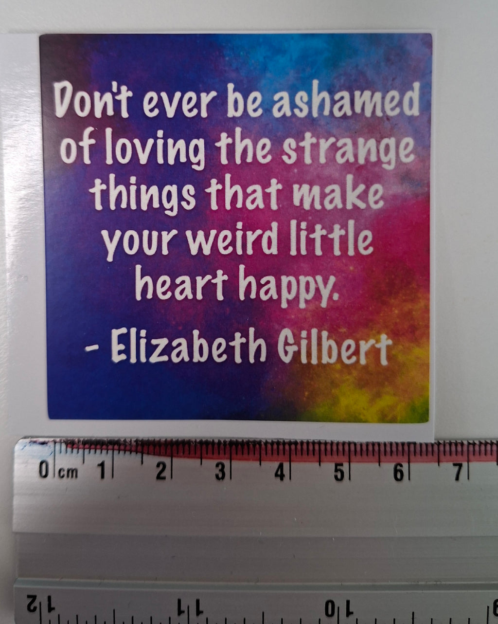 The "No Shame In The Odd" Sticker