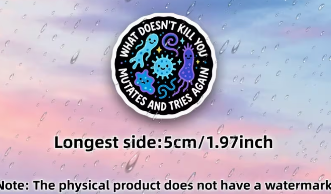 Mutates and tries again - sticker