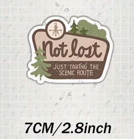 Not lost - sticker