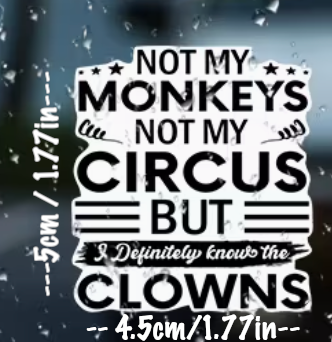 Not my circus but I know the clowns