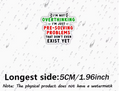 Not overthinking, pre problem-solving - sticker
