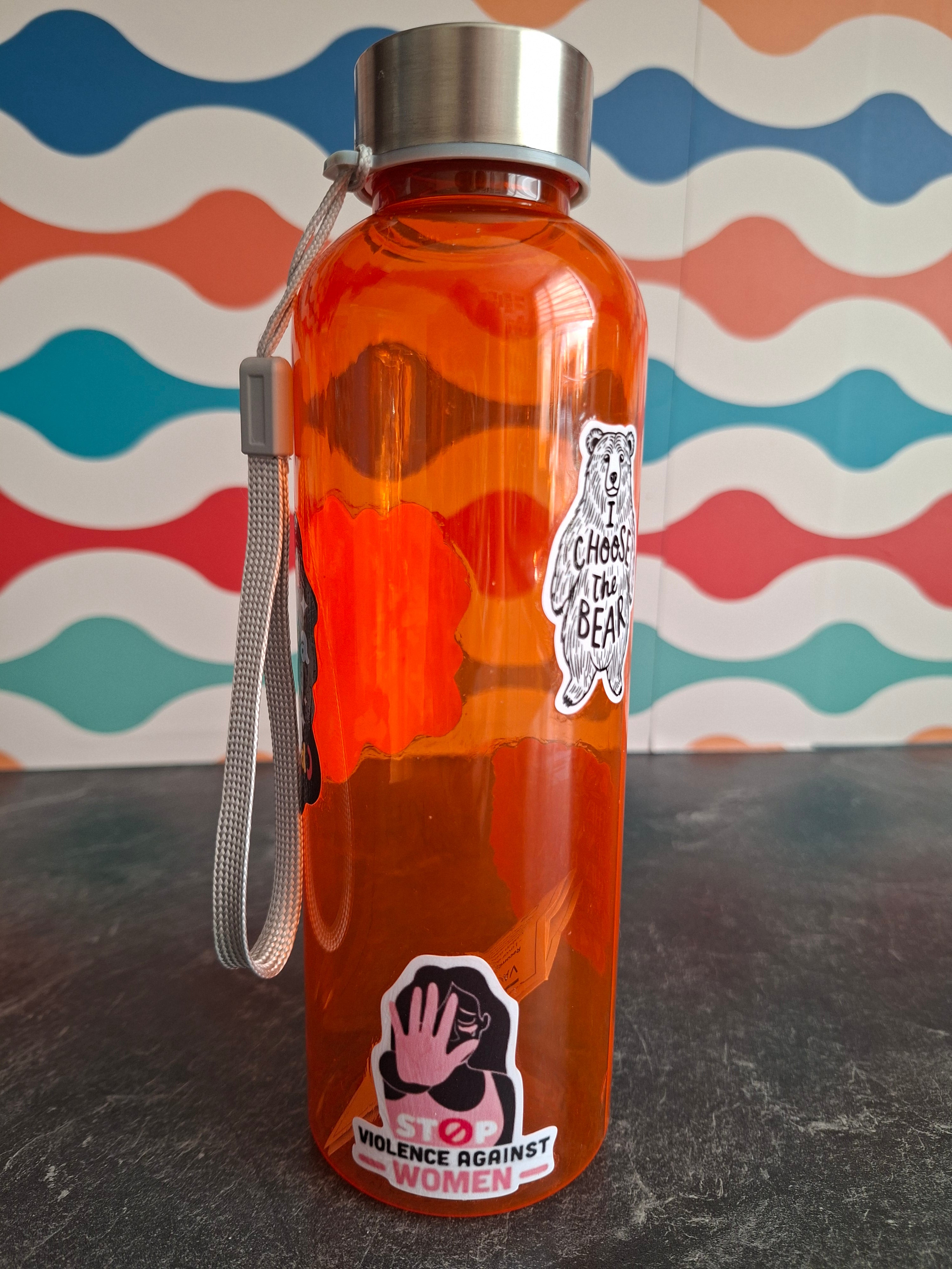 The 'Proud Strong Female ' water bottle 600 ml