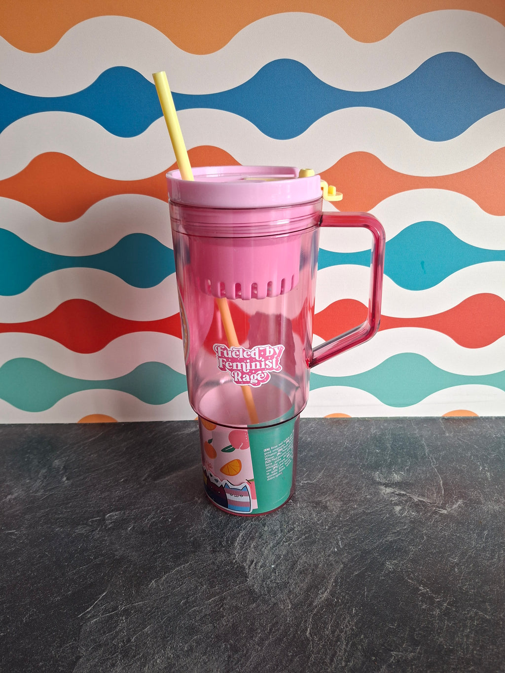 The "Intersectional & Inclusive" tumbler water bottle 1.2L