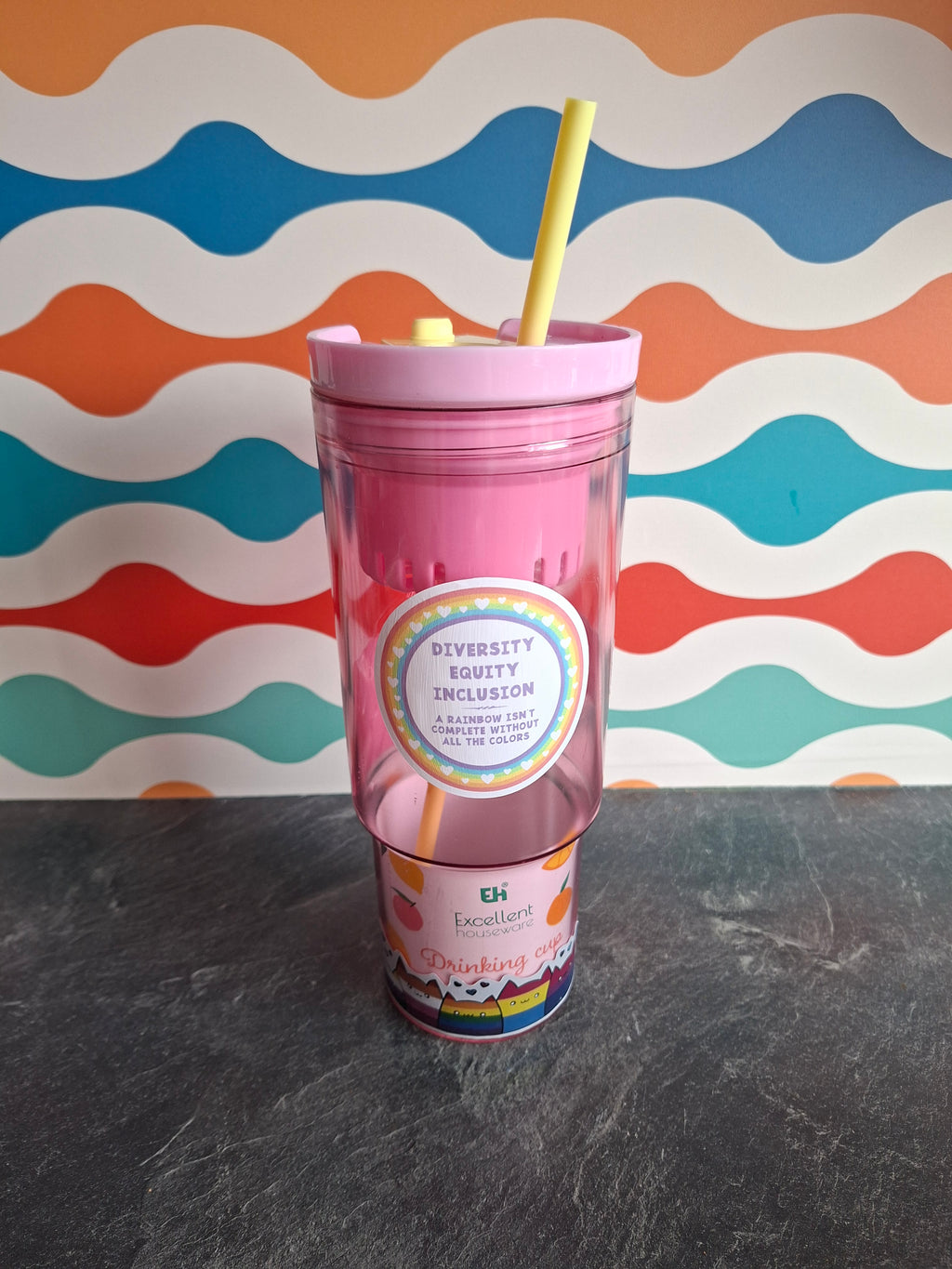 The "Intersectional & Inclusive" tumbler water bottle 1.2L