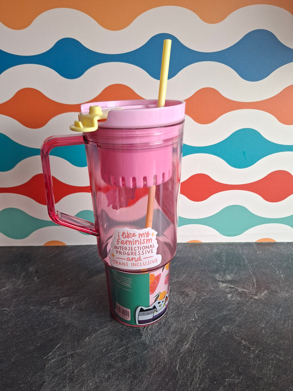 The "Intersectional & Inclusive" tumbler water bottle 1.2L