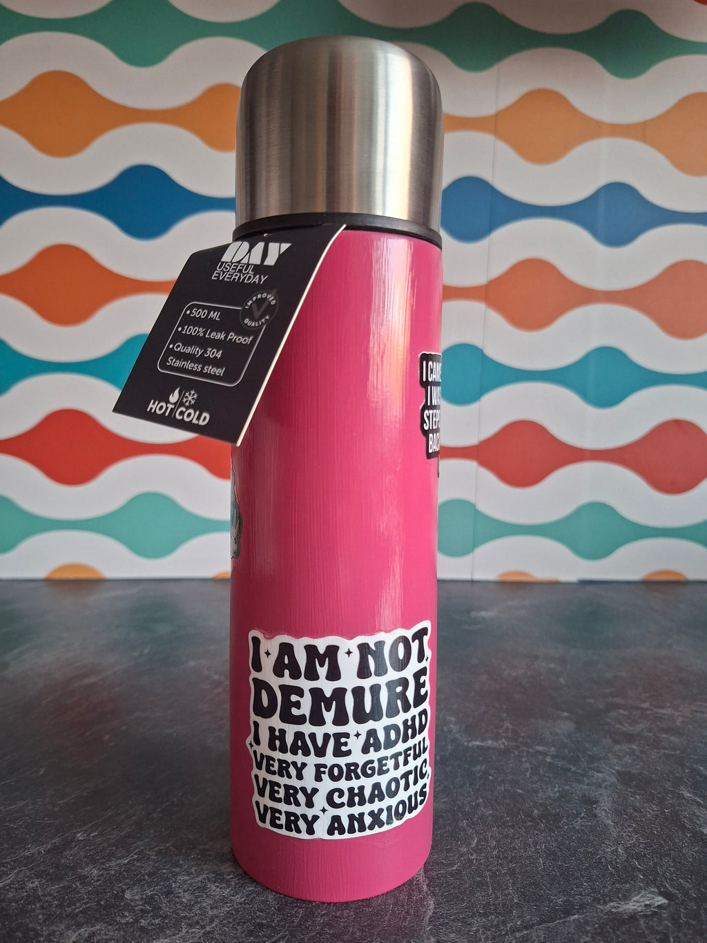 The Ultimate Chaotic Energy Neurodivergent Water Bottle 500ml