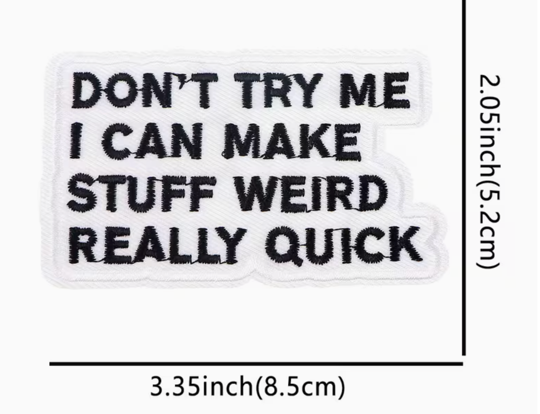 I can make stuff weird really quick patch