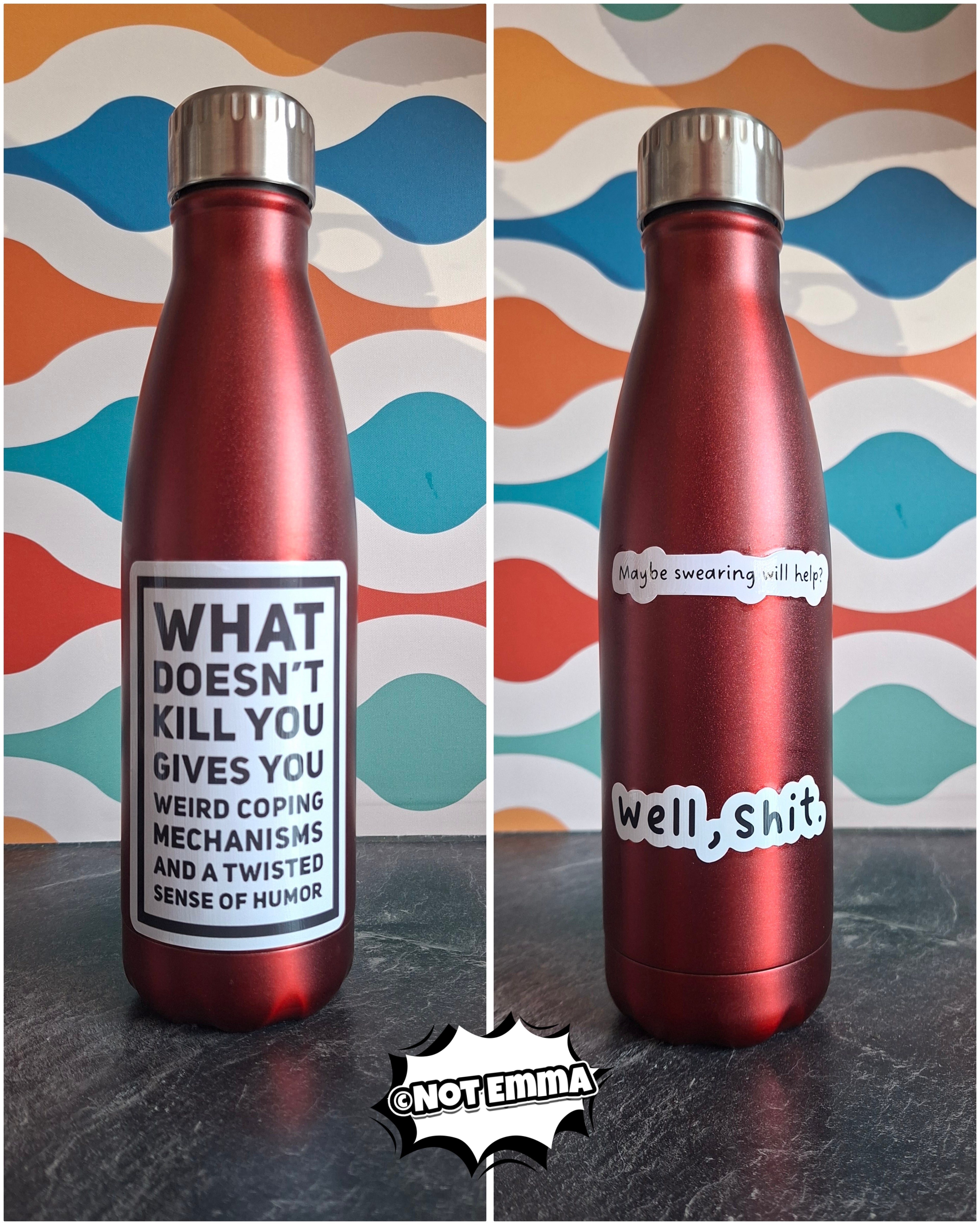 The "Coping Mechanism" water bottle 500ml