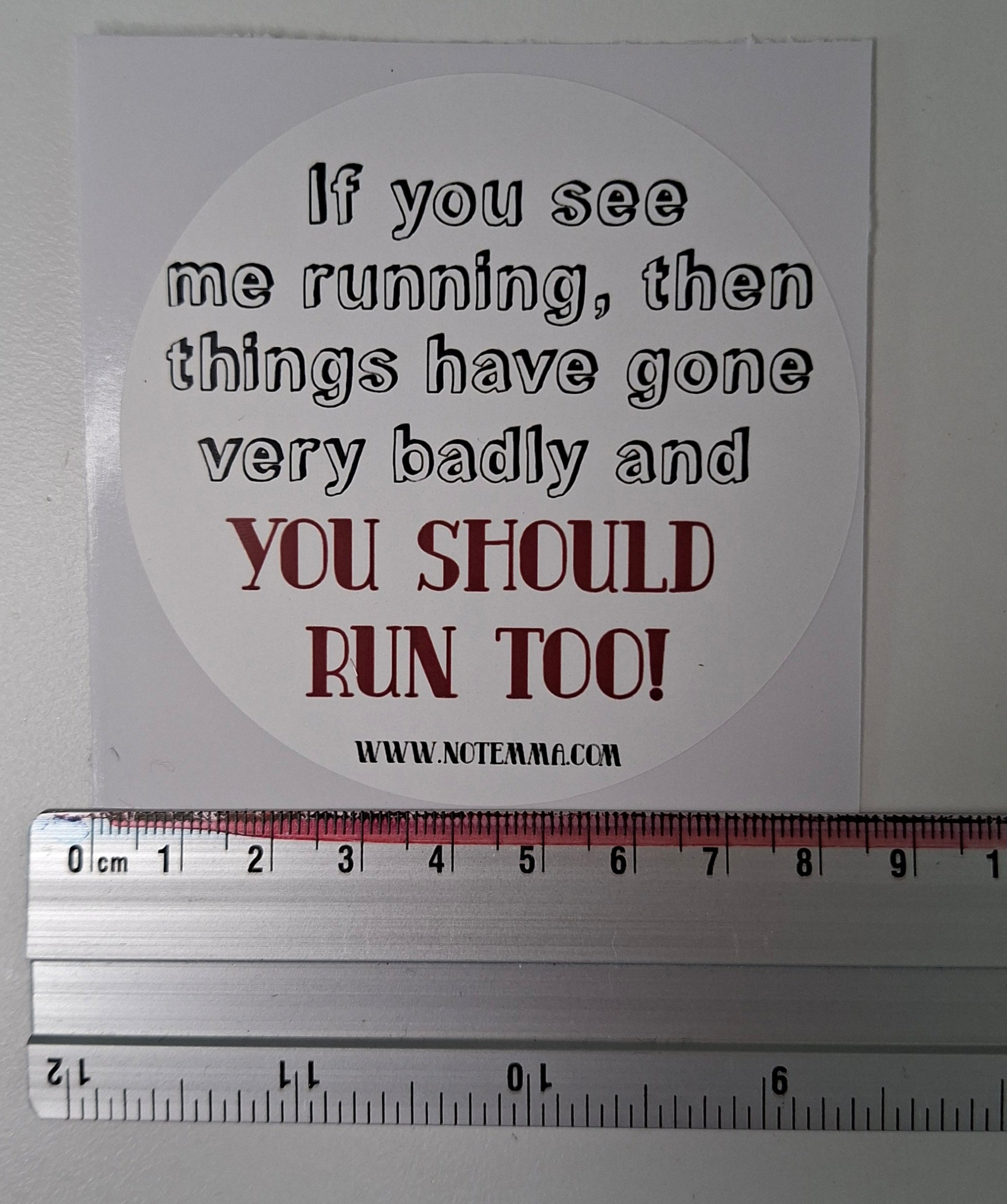 The "Emergency Evacuation Protocol" Sticker