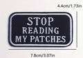 Stop reading my patches patch