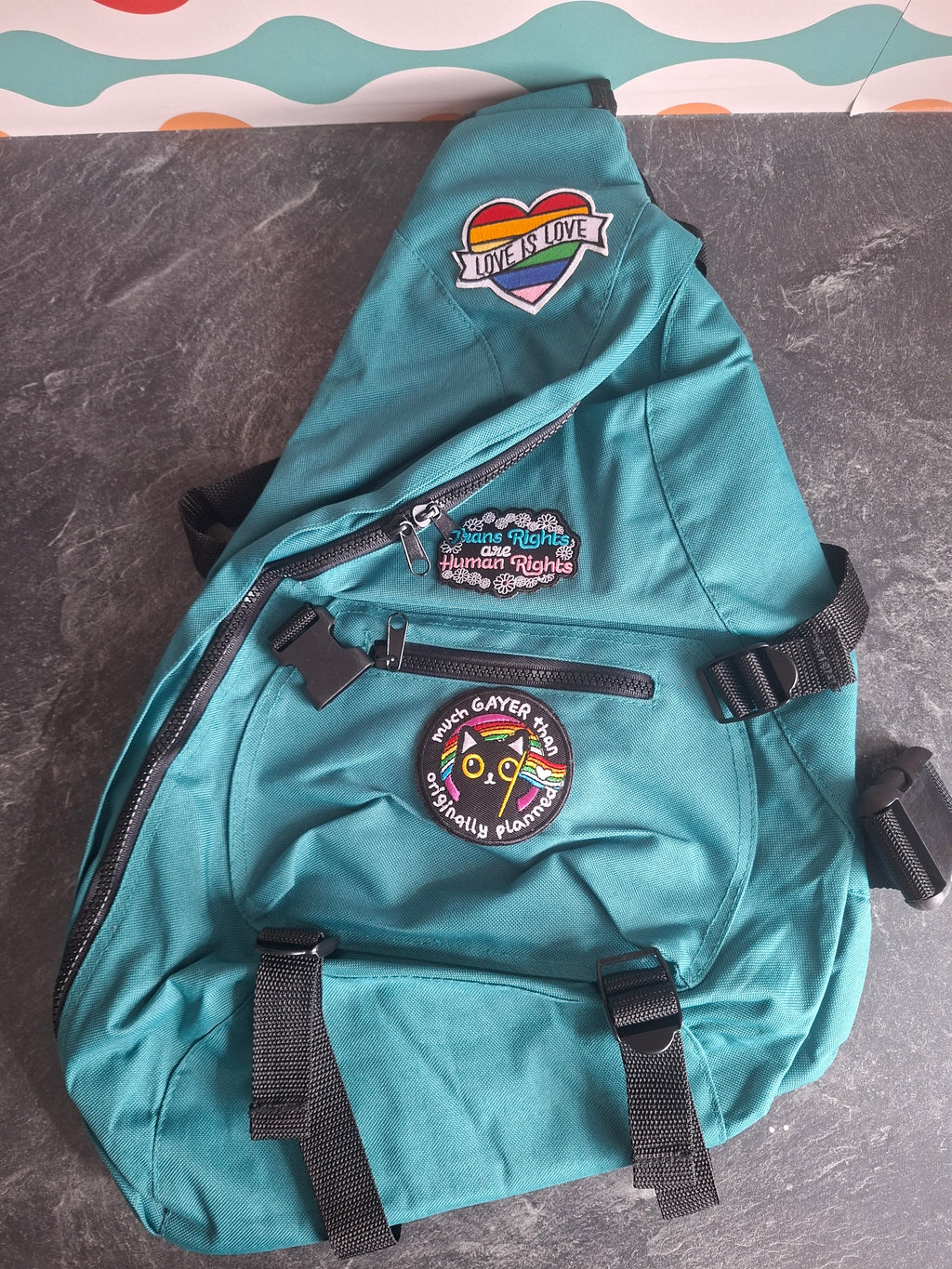 The "No Room for Hate" Shoulder Sling Bag