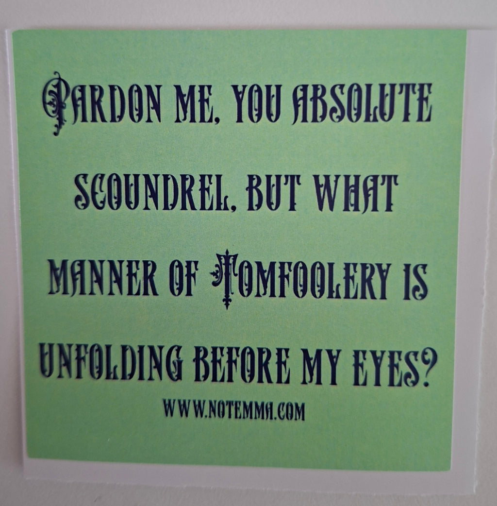 The "Victorian Gaslighting" Sticker