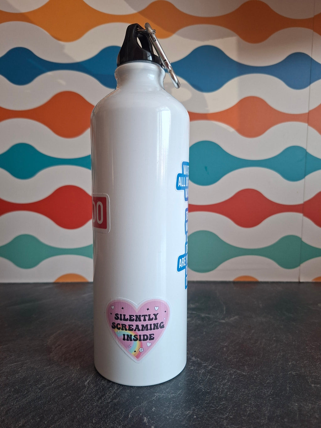The "Hydrated & Unhinged" water bottle 800ml